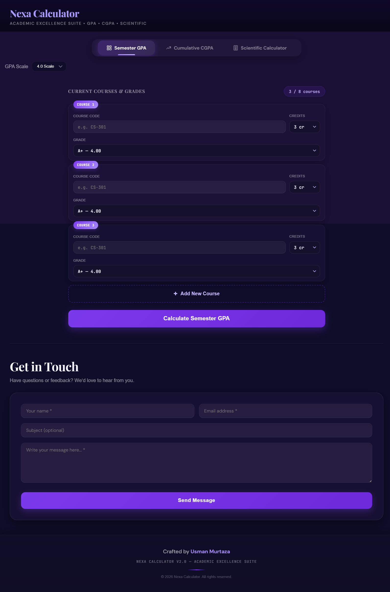 Nexa Calculator screenshot 1